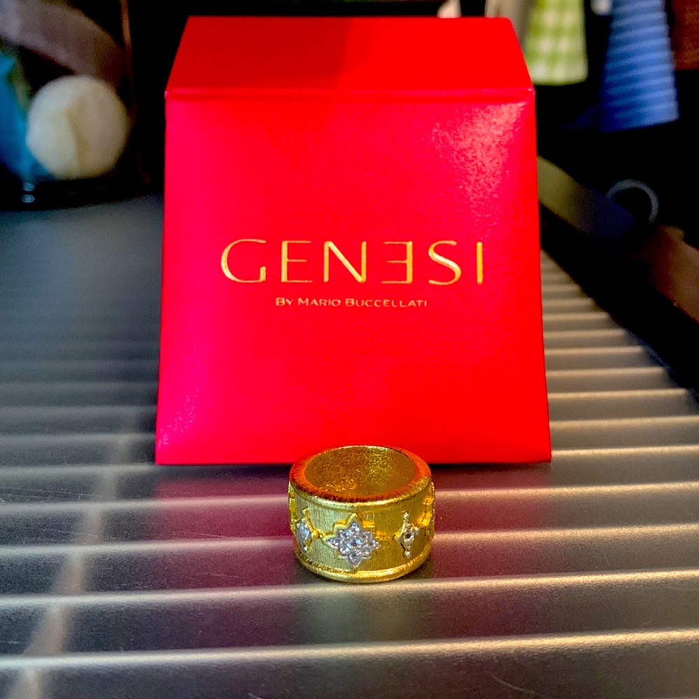 New Genesi Wide Band Ring - Size 6.